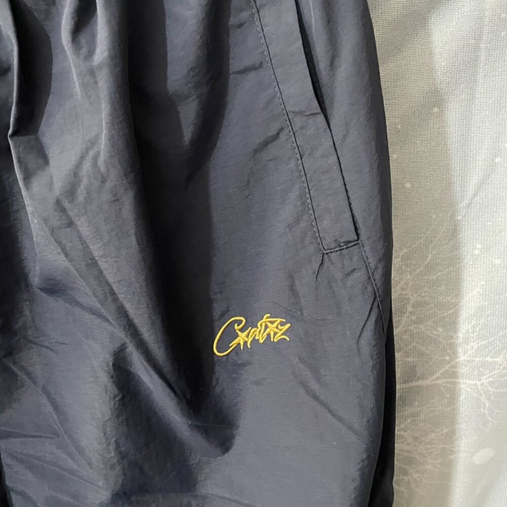 Corteiz Blue Mesh Sweatpants - Picture 3 of 6